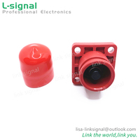 Connecteur de batterie pour stockage d'énergie solaire renouvelable, 8 mm, 150 A, rouge, connecteur HV, prise à vis interne pour câble de 35 mm