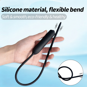Sexbay <strong>Vibrating</strong> Silicone Urethral Sounds Catheter Penis <strong>Plug</strong> Made <strong>in</strong> Guangdong Male Sex Toys - Product Image 3