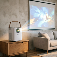 Nouveau mini projecteur intelligent H1 Android 9.0 avec WiFi 5G, écran LCD portable pour ordinateur portable, smartphone, projecteur pour la maison