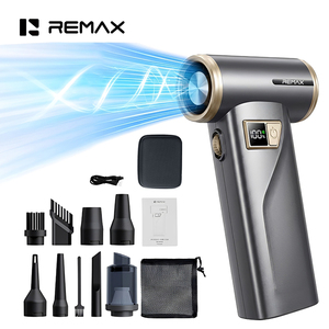 REMAX RS-SF29 Souffleur d'air électrique 3-en-1 et aspirateur sans fil, ventilateur portable turbo réglable 100 vitesses pour voiture et maison - Product Image 1