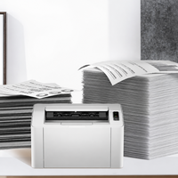 Printer HP Laser 105a Compact USB, Pencetakan Dokumen Monokrom Sederhana untuk Rumah dan Pekerjaan Rumah Siswa