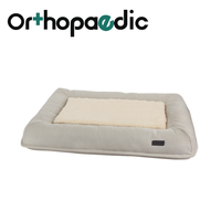 2026 Cama Para Perros Tapis orthopédique en mousse à mémoire de forme pour cage métallique, lavable, pour chiens de taille moyenne et grande