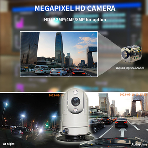 Citops mới tự động theo dõi IP66 không thấm nước xe PTZ máy ảnh 2MP 360 độ xoay 26x 33X Zoom xe gắn PTZ máy ảnh - Product Image 6