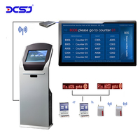 Dispensador de Tokens con Pantalla Inteligente de 17 Pulgadas, Inalámbrico, LED/LCD, Sistema de Gestión de Colas para Clínicas