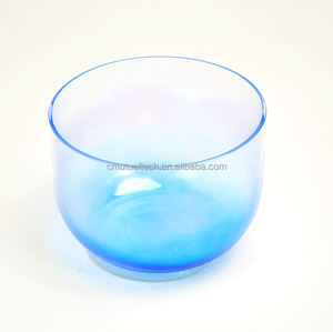 Concepteur de bol chantant en cristal de quartz clair personnalisé belle couleur thérapie <span class=keywords><strong>quantique</strong></span> à la lumière cosmique guérison sonore améliorée - Product Image 5