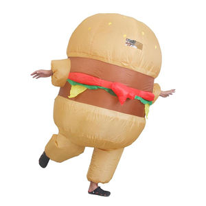 Disfraz Inflable de Hamburguesa, Divertido y Original, Hecho a Medida en Fábrica, para Fiestas y Festivales - Product Image 1