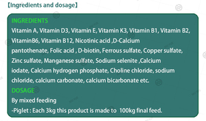 Premiscela Naturale per Polli da Carne 3% Grado Alimentare Animale in Polvere per Aumentare l'Assunzione di Alimenti e la Crescita - Product Image 5