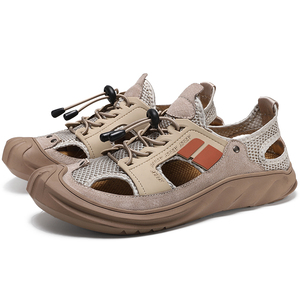 Últimas zapatillas de senderismo unisex de microfibra con malla y cordones, ligeras, acolchadas, a la moda, para caminar al aire libre. - Product Image 4
