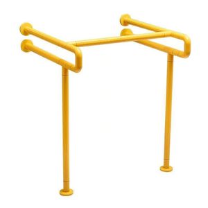 Barres d'appui pour lavabo de salle de bain Wolverhampton, capacité de charge de 300 kg, poignées antidérapantes de sécurité pour personnes âgées et handicapées, design moderne et simple - Product Image 2