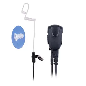 FBI Acoustic Earpiece Walkie Talkie Headset for 2 Way Radio Motorola MTH500 MTH650 MTH800 MTP850 Walkie Talkie earpiece