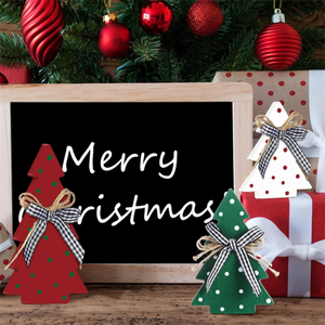 Modern Farmhouse Wooden <strong>Xmas</strong> Centerpiece Rustic Wooden Christmas Decorative <strong>Tree</strong> for <strong>Wood</strong> Table Factory Wholesale - Product Image 3