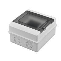 HOQELE IP65 Boîte de jonction étanche en fibre optique ABS + PC Boîtier de distribution d'énergie principale Boîtier d'instruments électroniques OEM