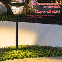 Lumière principale de pilier solaire petit éclairage extérieur imperméable IP65 LED coloré à télécommande Dimmable Garden Villa
