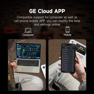 Pédale multi-effets stéréo pour guitare et basse MOOER GE1000 Li White, 300 effets, port <span class=keywords><strong>MIDI</strong></span>, Groove Station, contrôleur de préréglages sans fil - Product Image 5