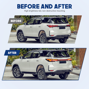 HCMOTIONZ LED-achterlichten voor <span class=keywords><strong>Toyota</strong></span> Fortuner 2016-2023 met kofferbaklamp <span class=keywords><strong>start</strong></span> animatie DRL achterlampenmontage - Product Image 6
