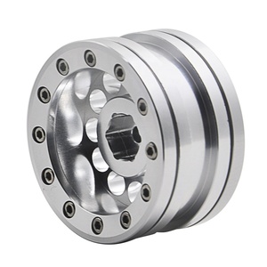 Nouveaux moyeux de <span class=keywords><strong>jante</strong></span> de roue en métal 1.9 Beadlock pour 1/10 SCX10 TAMIYA CC01 <span class=keywords><strong>AX</strong></span>-10 D90 D110 RC pièces de mise à niveau sur chenilles accessoires - Product Image 5