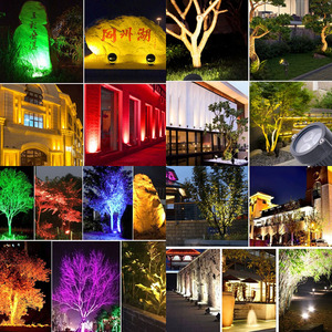 Ngoài trời không thấm nước <span class=keywords><strong>LED</strong></span> ánh sáng tại chỗ Vòng lũ đèn lịch thi đấu IP65 đánh giá Nhôm Cơ thể COB Chip cho cảnh quan trang trí mục đích - Product Image 2