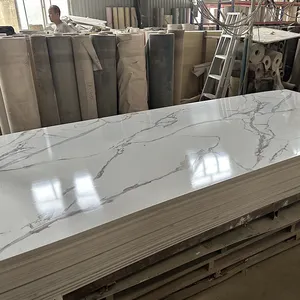 Factory Direct Sale Indoor Marble Style Pvc Sheet Pvc Marble Wall Panel