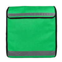 Sac à dos isotherme moderne grande capacité pour livraison de repas, sac de messagerie réfléchissant pour vélo et trottinette avec bandes réfléchissantes et doublure en aluminium sur les côtés