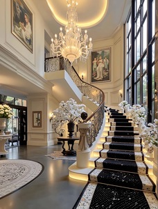 <span class=keywords><strong>Concept</strong></span> de design de maison de style européen pour le salon et la chambre à coucher - Product Image 4