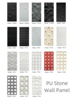 Panneau mural en PU imperméable, imitation pierre, blanc, carreaux de pierre artificielle, travertin, extérieur, avec pierre et mousse