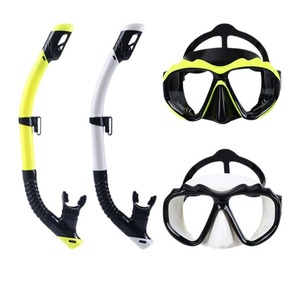 Asy Snorkeling Mask <b>Set</b> One Size Liquid Silicone <b>Pc</b> Tempered Glass Anti Fog Design For Freediving Swimming Outdoor Use - Product Image 1