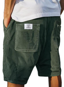 Venta al por mayor de verano, pantalones cortos de <span class=keywords><strong>pana</strong></span> para hombre, pantalones cortos de <span class=keywords><strong>pana</strong></span> para hombre con múltiples bolsillos - Product Image 6