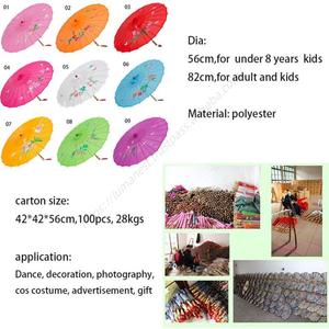 Sombrillas de Papel de Colores Z910 al por Mayor, Accesorios de Fotografía Tradicionales Chinos para Bodas - Product Image 5