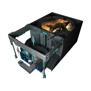 Set Simulator mobil pusat arkade Virtual Reality, perlengkapan bermain Video dalam ruangan taman hiburan tema 9d Vr