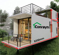 Cabine magique pour l'extérieur, petite maison modulaire de 20 pieds et 40 pieds, livraison gratuite
