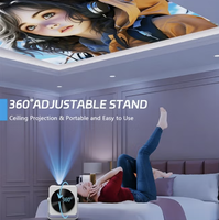 Mini projecteur LED LCD portable pour la maison 2026 P7-ULTRA Android 11 Prêt à l'emploi sur Internet 7000 Lumens 400 ANSI FHD Prise en charge 4K BT5.0