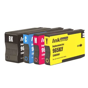 965xl 965 969xl 969xl Premium Kleur Gereviseerde Inkjet Inktcartridge Met Chip Voor Hp965xl Voor Hp Officejet 9010 9025 Printer