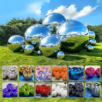 Grande boule miroir gonflable en PVC brillant, idéale pour la décoration de discothèques, festivals de musique, fêtes et scènes