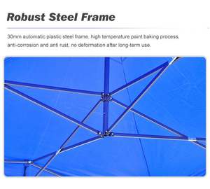 Carpa Móvil Retráctil para Exteriores, Tipo Sombrilla, Fácil <span class=keywords><strong>de</strong></span> Armar, Carpa Personalizada para Negocios, Carpa Plegable <span class=keywords><strong>de</strong></span> <span class=keywords><strong>3x3</strong></span> con Logotipo - Product Image 5