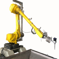 Système de découpe à l'eau robotisé avec robot à 6 axes de haute précision Machine de découpe à jet d'eau