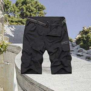 Shorts cargo de randonnée imperméables pour hommes, en tissu non tissé, avec cordon de serrage, extensibles, séchage rapide, respirants, tactiques, multi-poches, pour la pêche - Product Image 3