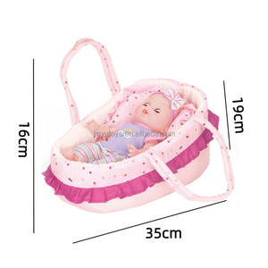 Hochwertige Vinyl puppe Pflege Handkorb Set 12 Sounds mit Toiletten flasche Spielhaus Home Pretend Toys Kids - Product Image 6