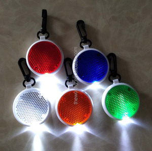 Porte-clés réfléchissant LED personnalisé T-Worthy avec logo, mousquetons, lumière rouge, blanche et chaude pour voiture, vélo, <span class=keywords><strong>promotion</strong></span> personnalisée - Product Image 5