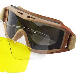 安全ゴーグル3レンズオートバイサイクリングとペイントボール3レンズ - Product Image 5