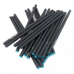 Matte Black Wooden Pencil <b>with</b> Blue <b>Crystal</b> Fancy Office School Gift HB Pencils Custom Logo Printing - Product Image 3