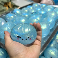 Luckykoo Kawaii Toy Smile Surprise Colored Viral Blind Box Bun Giant Glitter Mystery Mini Dumpling Squishy