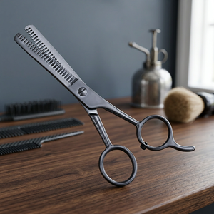 Tijeras de Entresacar Profesionales Económicas para Salón, con Punta de Cuchilla Ancha de 28 Dientes, para Diestros, para Cortar el Cabello - Product Image 3