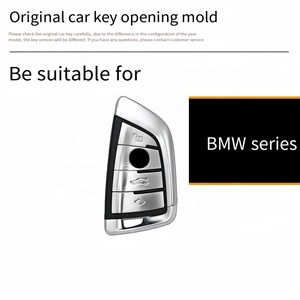 Vente en gros d'usine, housse de clé de voiture élégante en TPU souple, anti-décoloration, durable, logo personnalisé pour <span class=keywords><strong>BMW</strong></span>, housse de clé en cuir - Product Image 3