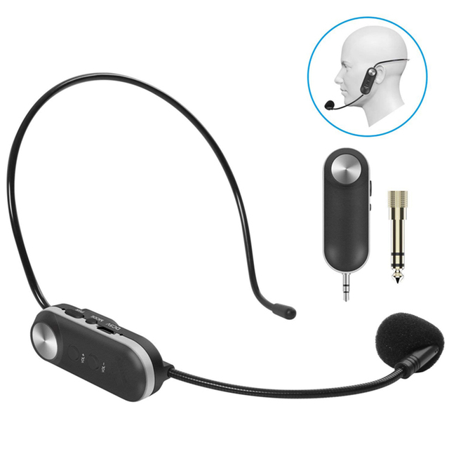 GAW-088 UHF Wireless Headset Headworn Microphone for Meeting