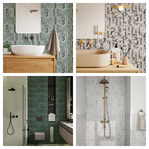 Mosaïque de marbre moderne luxueuse personnalisée avec des carreaux cannelés avec 1 an de garantie Durable écologique pour les îlots de cuisine les salles à manger - Product Image 4