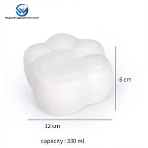 ตลับพลาสติกหลากสีสำหรับสัตว์เลี้ยงพิมพ์ลายรูปอุ้งเท้าเซรามิก330มล. ทันสมัย - Product Image 2