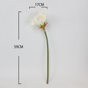 YOPIN-7830 Vente en gros de fleurs artificielles d'<span class=keywords><strong>amaryllis</strong></span> à 3 têtes, fleurs au toucher réel pour la décoration intérieure, fleurs artificielles - Product Image 5