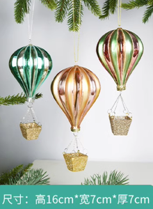Decoración navideña de cristal pintado personalizado, mini adornos navideños inastillables, adorno para árbol de Navidad - Product Image 2
