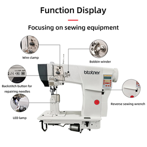 591 Single Needle Direct Drive Industrial High Column Leather Sewing Machine - Product Image 3
