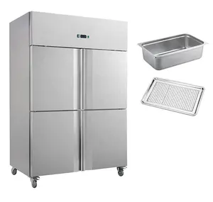 อุปกรณ์ทำความเย็นอุตสาหกรรมเชิงพาณิชย์ตู้แช่แข็งลึกสำหรับห้องครัวร้านอาหาร